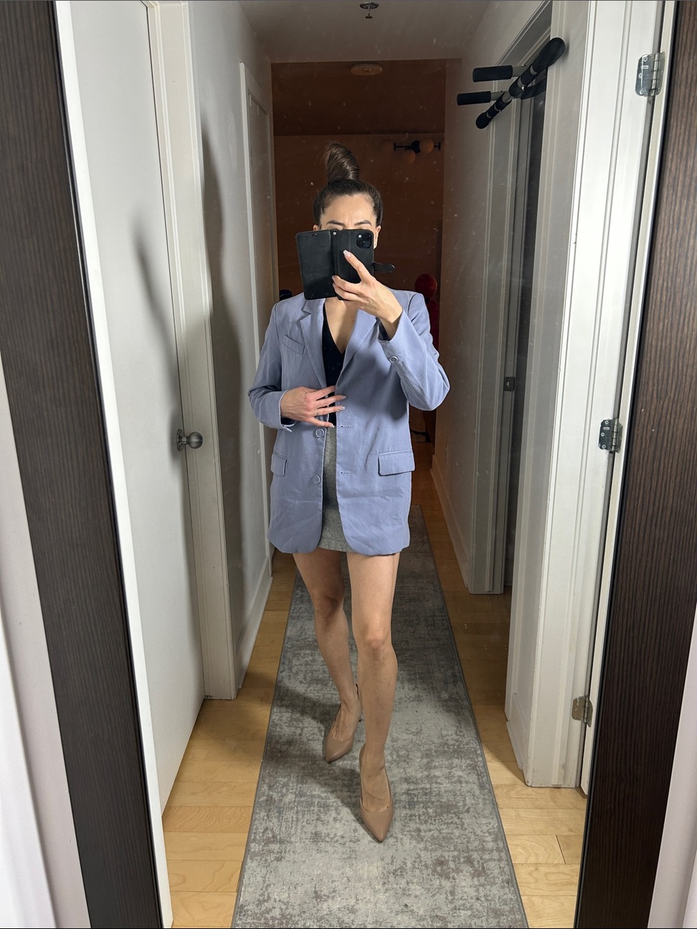 Dynamite Oversized Lilac Blazer